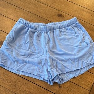 Light Blue Women's Shorts Sweat Shorts